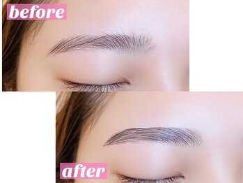 アイラッシュサロン ブラン アリオ川口店(Eyelash Salon Blanc)の写真/【眉毛パーマ"グロウラミネーション"】眉毛の毛流れを美しく◎毛流れ矯正であきらめていた美眉に☆