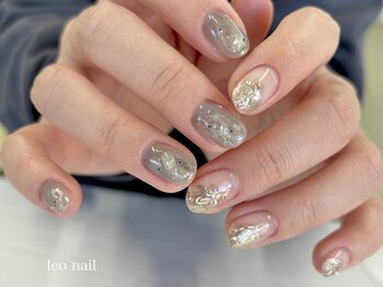 レオネイル 総社店(leo nail)の写真/ちび爪さんでも、爪を伸ばせない方でもネイルを楽しんで欲しい♪ショートネイルに映えるデザインをご用意☆