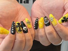 ウォルトウキョウ 池袋(WOL TOKYO)/yellow×black クロムネイル☆