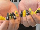 yellow×black クロムネイル☆