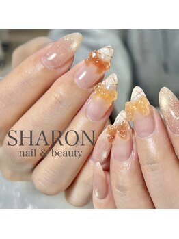 シャロン(SHARON)の写真/完全マンツーマン施術でネイルが初めてでも理想のブライダルデザインが叶うサロン【北千住/フィルイン】