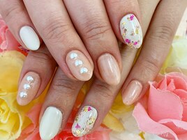 【豊田】押し花ネイル