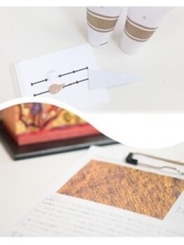 フェイシャルスタイリストサロン 四谷店/肌質分析レプリカ