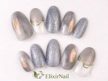 エリクサーネイル 神田(Elixir Nail)/シンプル/クーポン使用