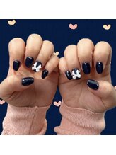 アヤネイルズ アンド アイラッシュ(AYA NAILZ.＆Eyelash)/シンプル可愛い