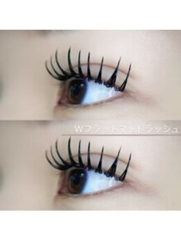 ビーアンドビー ヴォンヌ ビュー(B&b Bonne&beaute)の写真/いつも物足りなさを感じる方へ！フラットマットラッシュを2本ずつ装着しボリュームアップを叶えます☆