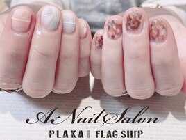 ニュアンスアシメネイル