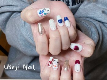 ウサギネイル 新大久保店(usagi nail)/クリスマスネイル