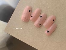 ネイルサロン ブランロール 三軒茶屋店(Blanl'or)/ピンク×ブラック