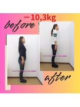 スーパースリムダイエット茅ヶ崎 茅ヶ崎整体院/3ヵ月－10,3ｋｇダイエット♪