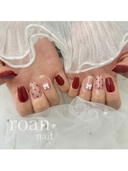 ロアンネイル(roan nail)/ハートドットネイル