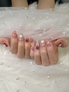 クイーンズネイル(Queeens nail)/さくらんぼネイル