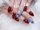 レトロなニュアンスフラワー
