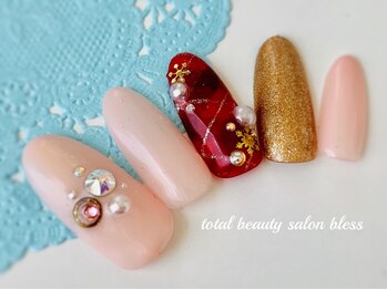 ブレス 天童店(BLESS)/斜めチェックnail★