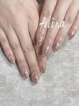エリナネイルサロン池袋(Alina Nail Salon)/ラメグラデーション