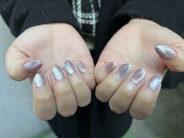 マグネットネイル/くすみピンク
