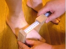 ボディケアハウス なごみ整体院(BODY CARE HOUSE)/足幅（ワイズ）計測