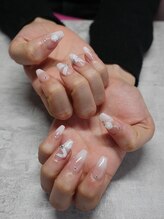 アンドユー(&U)/リボン＋バラパーツ