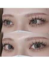 アンジェリークアイラッシュ(Angelique Eye Lash)/LED上160本下40 &nbsp;&nbsp;担当　平山