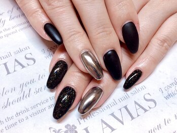 プロフェッショナル ネイルサロン ラヴィアス(LAVIAS)/【ジェル】ワンカラーorグラデ