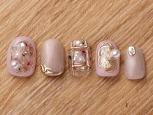 アイネイルズ 吉祥寺店(I nails)/押し花ニュアンス[吉祥寺]