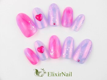 エリクサーネイル 渋谷(Elixir Nail)/定額aシンプル/クーポン使用