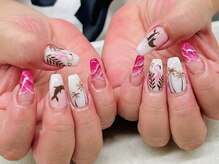 ネイルサロン ドゥ(Nail Salon Doux)/【ほり】最後の夏ネイル