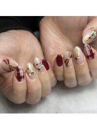 クリスマスネイル