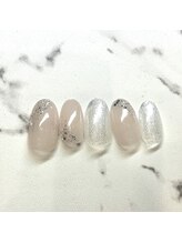キューセブンネイルラウンジ 与野店(Q7 Nail Lounge)/定額Bコース　￥5500