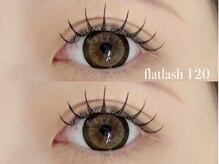 クプアイラッシュ 新宿店(qup eyelash)/フラットラッシュ　120本