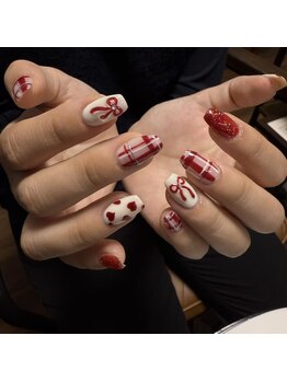 ピンクニュアンスネイル