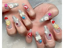 テイミイネイル(Timi Nail)/長さだしクリスマス定額デザイン