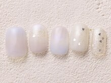 アイネイルズ 渋谷店(I nails)/ふんわりニュアンスボーダー