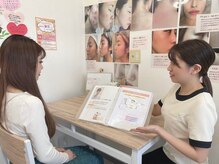 美肌脱毛＆トータルビューティー パールプラス 飯田店【4月中旬NEW OPEN(予定)】/2.カウンセリング