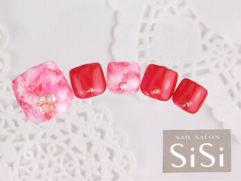 シシ(SiSi)/【FOOT】タイダイ＆パール★