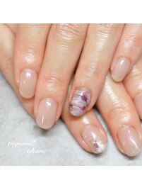 シンプルニュアンスネイル☆