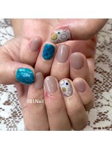 ゼロハチイチ(081)/やちむんネイル