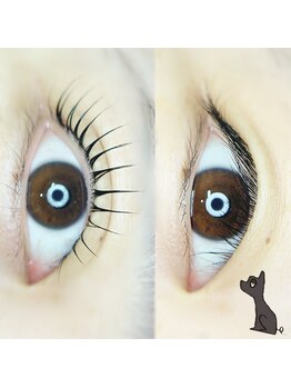 チリオ(CIGLIO)/まつげパーマBeforeAfter