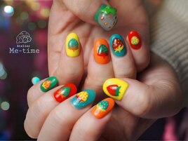 colorful strawberries