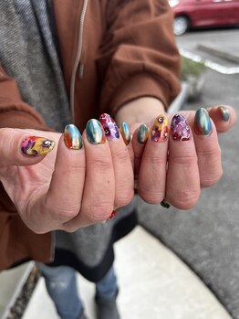 サラソージュ アチワ ネイル(SARA SO-JU ACHIWA NAIL)/持ち込みデザインFULL