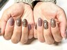 【hand/フィルイン】flashネイル/ラメart/mirror ◎ ¥7400