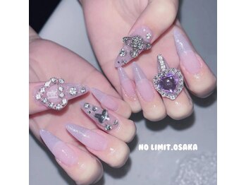 ノーリミットオオサカ 心斎橋(NOLIMIT.OSAKA)/フィルイン/長さだしネイル