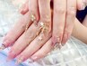 持込OK★長さ出し(チップorスカルプ)＋アート/パーツ付け放題¥12980