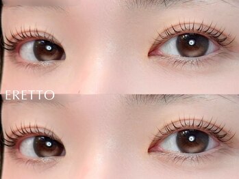 エレット 茗荷谷店(ERETTO)の写真/【初回*似合せまつげパーマ￥5,000/パリジェンヌラッシュリフト￥5,500】ナチュラル～グッと立ち上げまで☆