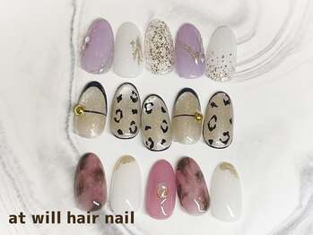 アット ウィル ヘアー ネイル(at will hair nail)/定額デザインRich（夕貴）
