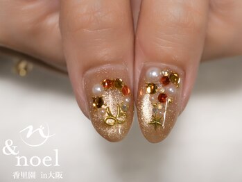 ノエル(Noel)/クリスマス リースネイル