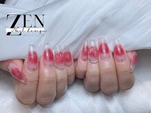 ゼン ネイル デザイン 池袋(ZEN NAIL DESIGN)/長さだしやり放題×つけ放題