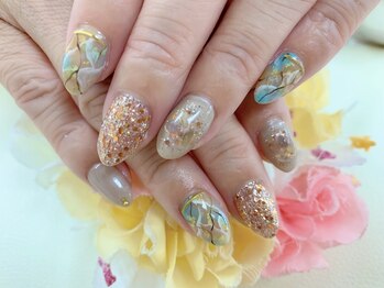 ダブルネイル(Double Nail)/[中村]ターコイズ大理石＊