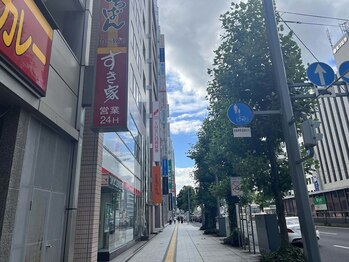 ビューステージ アイブロウサロン 広島/直進すると当店がございます♪