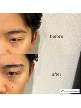 プラチナムブロウ 新潟(PLATINUM BROW)/美眉スタイリングのお客様（20代